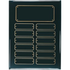 BPP12 Black Piano Finish Perpetual Plaque